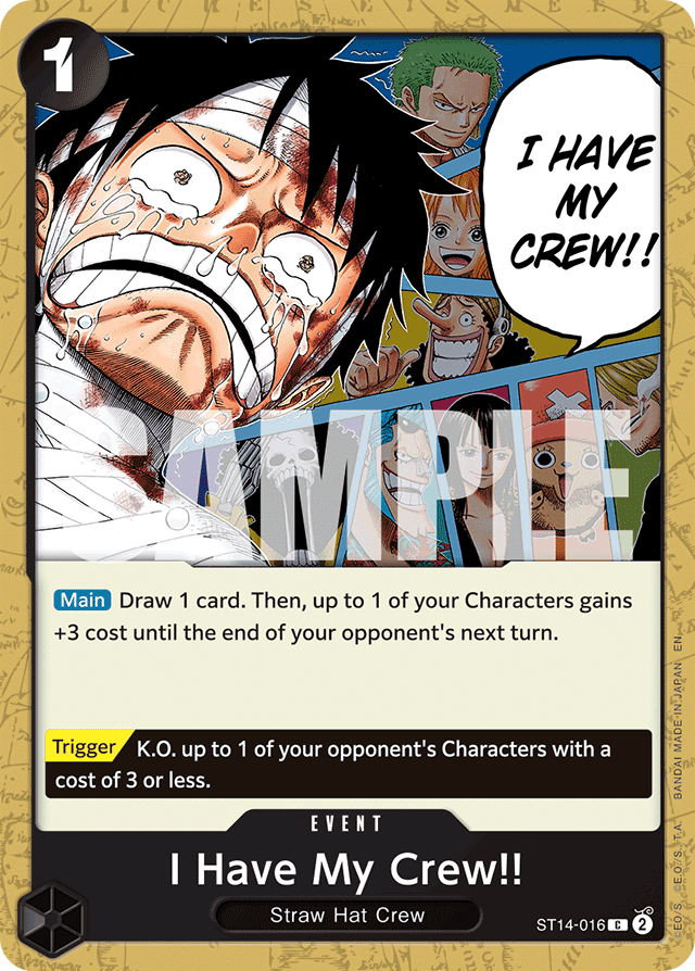 I Have My Crew!! (Reprint) - Premium Booster -The Best- Vol. 2 - C - ST14-016