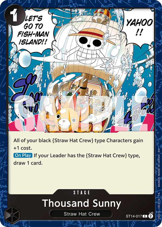 Thousand Sunny (Reprint) - Premium Booster -The Best- Vol. 2 - C - ST14-017