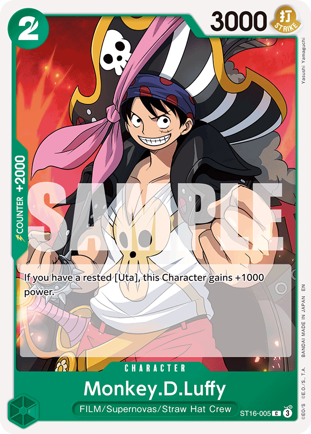 Monkey.D.Luffy - ST16-005 (Reprint) - Premium Booster -The Best- Vol. 2 - C - ST16-005