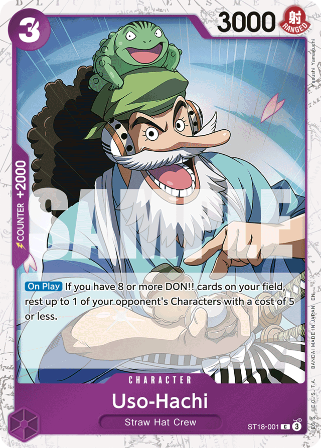 Uso-Hachi (Pirate Foil) - Premium Booster -The Best- Vol. 2 - C - ST18-001