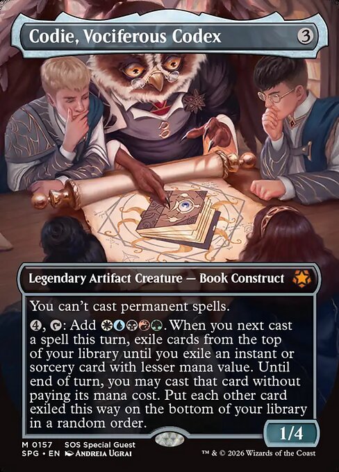 Codie, Vociferous Codex (Borderless) - Special Guests - M - 157