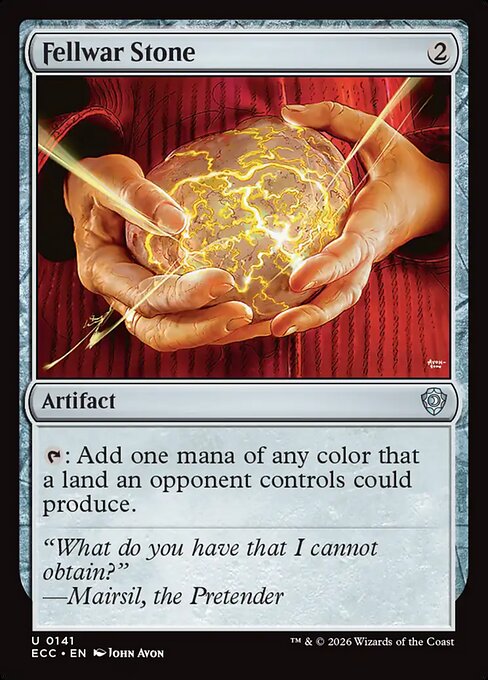 Fellwar Stone - Commander: Lorwyn Eclipsed - U - 141