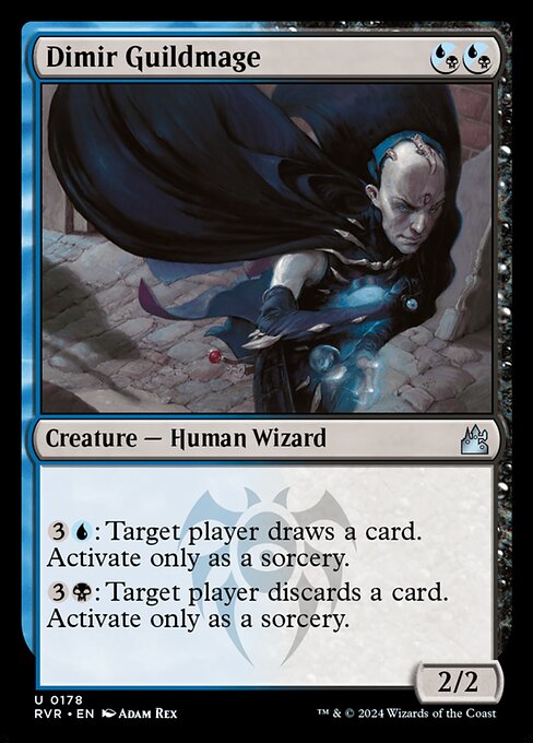 Dimir Guildmage - Ravnica Remastered - U - 178