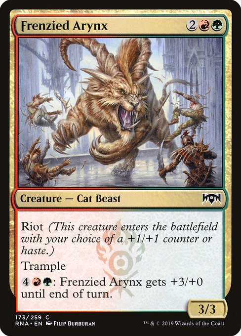 Frenzied Arynx - Ravnica Allegiance - C - 173