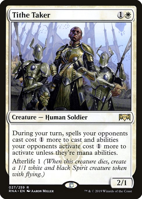 Tithe Taker - Ravnica Allegiance - R - 27