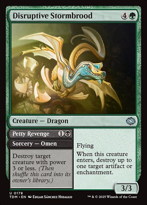 Disruptive Stormbrood - Tarkir: Dragonstorm - U - 178