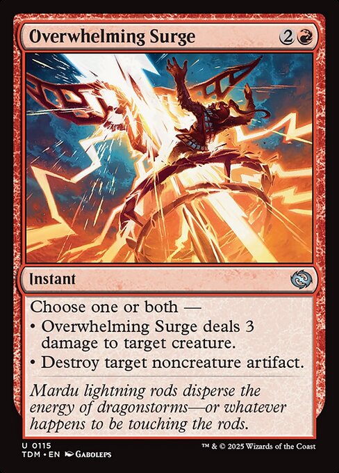 Overwhelming Surge - Tarkir: Dragonstorm - U - 115