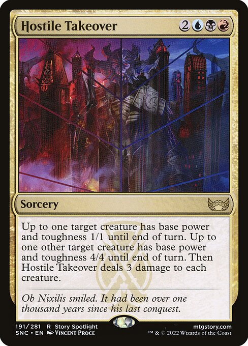 Hostile Takeover - Streets of New Capenna - R - 191