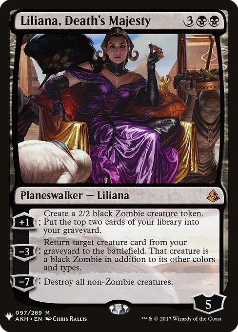 Liliana, Death's Majesty - The List Reprints - M - 097/269