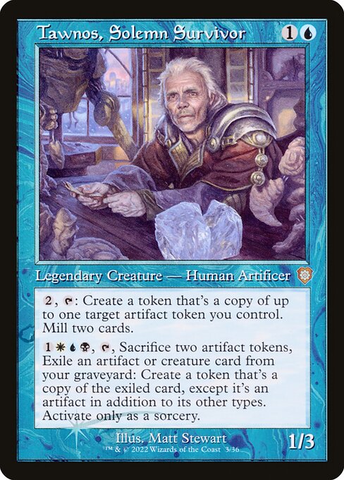 Tawnos, Solemn Survivor (Retro Frame) - Commander: The Brothers' War - M - 3