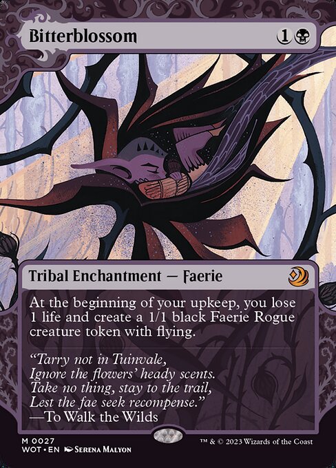 Bitterblossom - Wilds of Eldraine: Enchanting Tales - M - 27