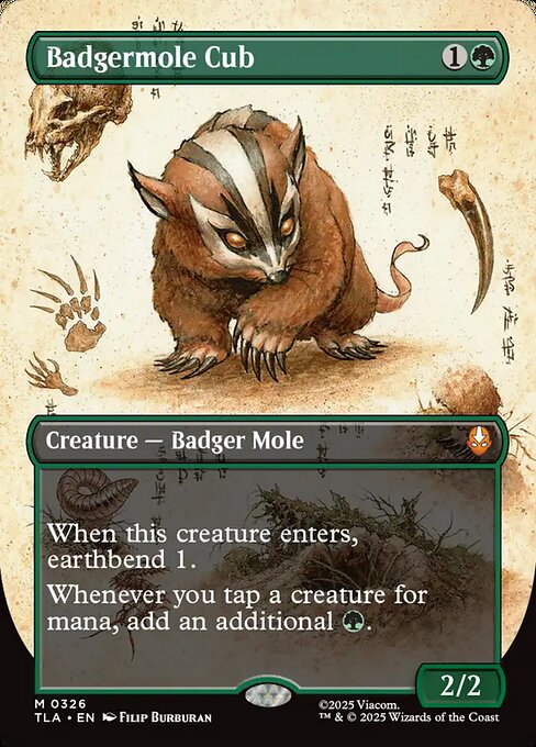 Badgermole Cub (Borderless) - Avatar: The Last Airbender - M - 326