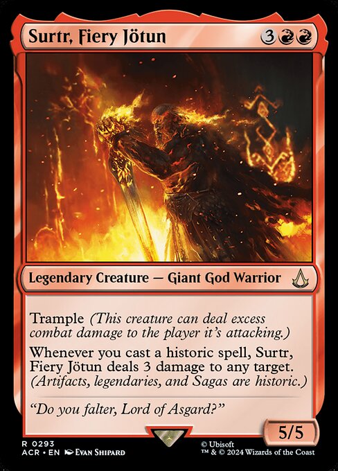 Surtr, Fiery Jötun - Universes Beyond: Assassin's Creed - R - 293