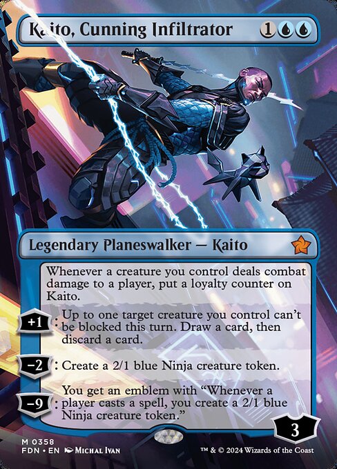 Kaito, Cunning Infiltrator (Borderless) - Foundations - M - 358