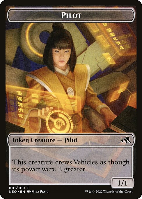 Pilot Token - Kamigawa: Neon Dynasty - T - 1