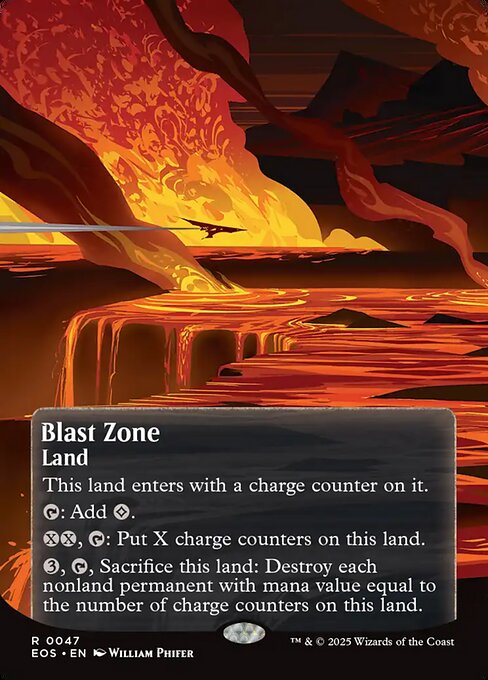 Blast Zone (0047) (Borderless) - Edge of Eternities: Stellar Sights - R - 47
