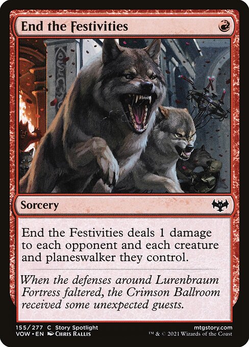 End the Festivities - Innistrad: Crimson Vow - C - 155