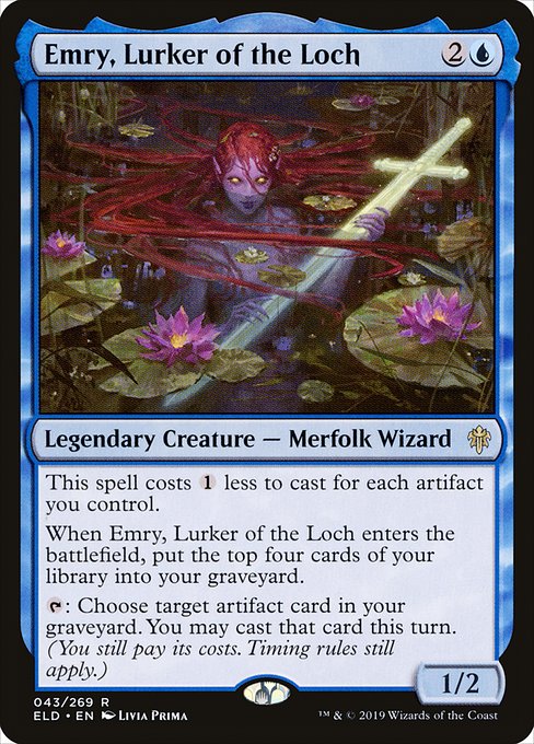 Emry, Lurker of the Loch - Throne of Eldraine - R - 43