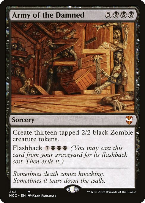 Army of the Damned - Commander: Streets of New Capenna - M - 242