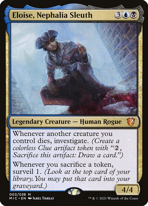Eloise, Nephalia Sleuth - Commander: Innistrad: Midnight Hunt - M - 3