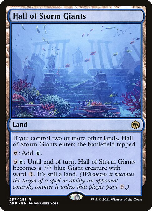Hall of Storm Giants - Prerelease Cards - R - 257