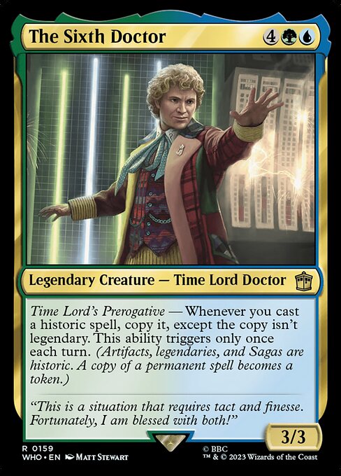 The Sixth Doctor - Universes Beyond: Doctor Who - R - 159