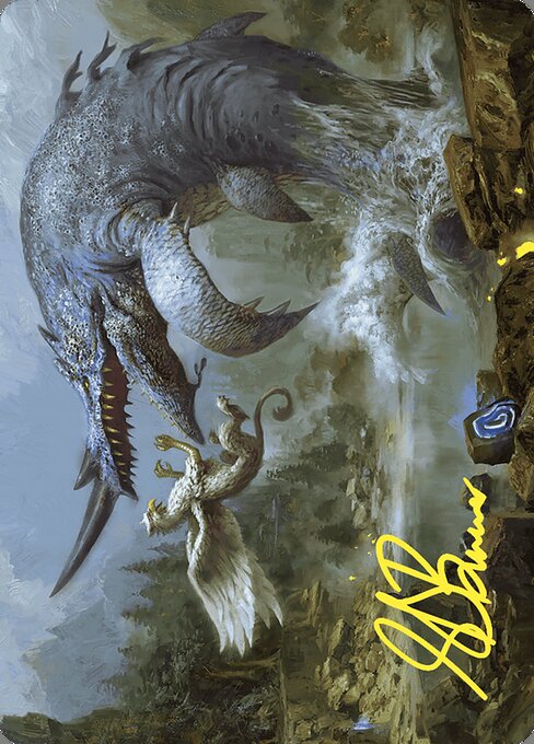 Horned Loch-Whale - Wilds of Eldraine - R - 53
