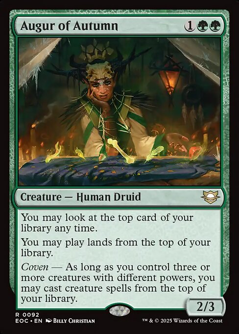 Augur of Autumn - Commander: Edge of Eternities - R - 92