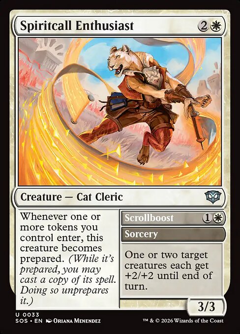 Spiritcall Enthusiast - Secrets of Strixhaven - U - 33