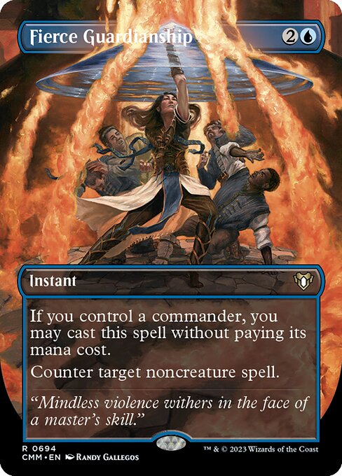 Fierce Guardianship (Borderless) - Commander Masters - R - 694