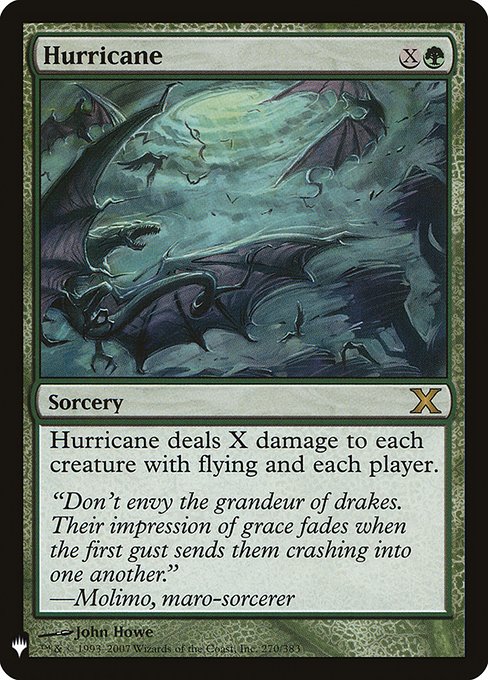 Hurricane - The List Reprints - R - 270/383