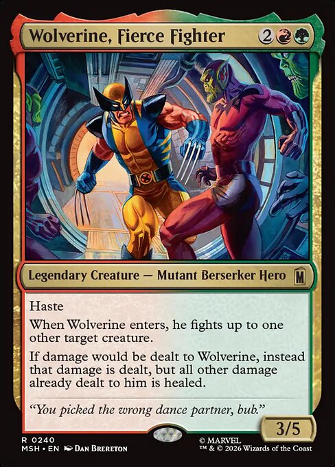 Wolverine, Fierce Fighter - Marvel Super Heroes - R - 240