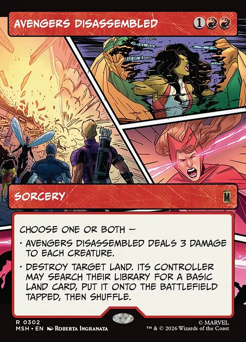 Avengers Disassembled (Borderless) - Marvel Super Heroes - R - 302