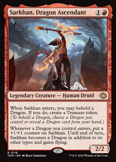 Sarkhan, Dragon Ascendant - Tarkir: Dragonstorm - R - 118
