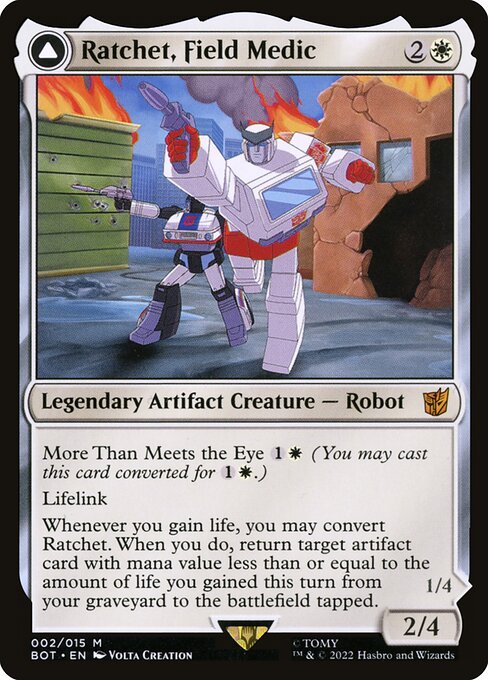Ratchet, Field Medic - Universes Beyond: Transformers - M - 2