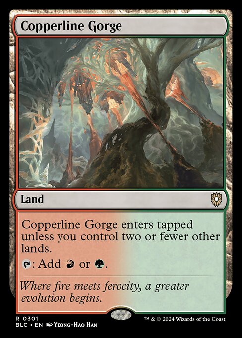 Copperline Gorge - Commander: Bloomburrow - R - 301