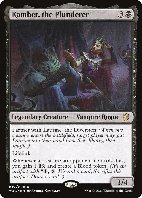 Kamber, the Plunderer - Commander: Innistrad: Crimson Vow - R - 19