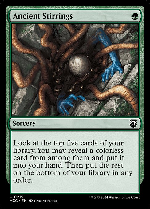 Ancient Stirrings - Commander: Modern Horizons 3 - C - 219