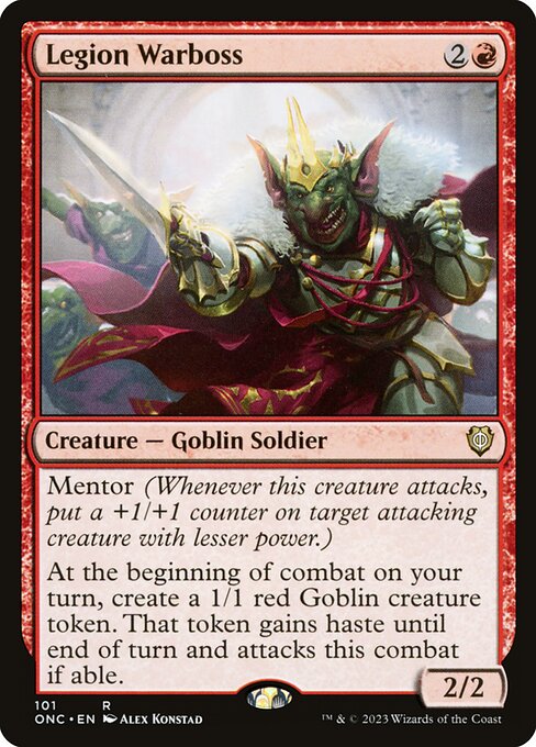 Legion Warboss - Commander: Phyrexia: All Will Be One - R - 101