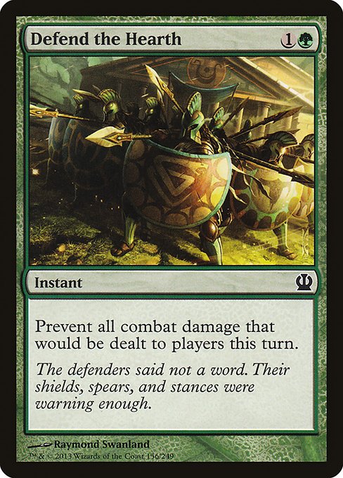 Defend the Hearth - Theros - C - 156