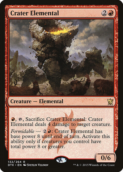 Crater Elemental - Dragons of Tarkir - R - 132