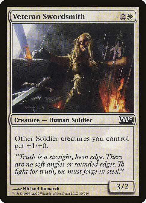 Veteran Swordsmith - Magic 2010 (M10) - C - 39