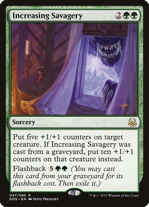 Increasing Savagery - Duel Decks: Mind vs. Might - R - 47