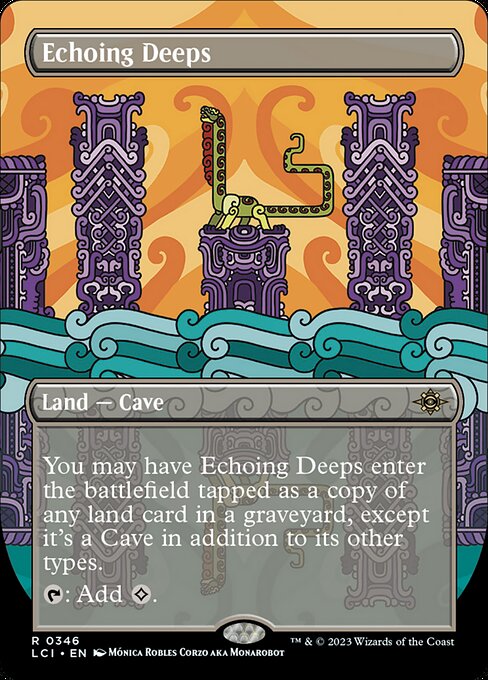 Echoing Deeps (Borderless) - The Lost Caverns of Ixalan - R - 346