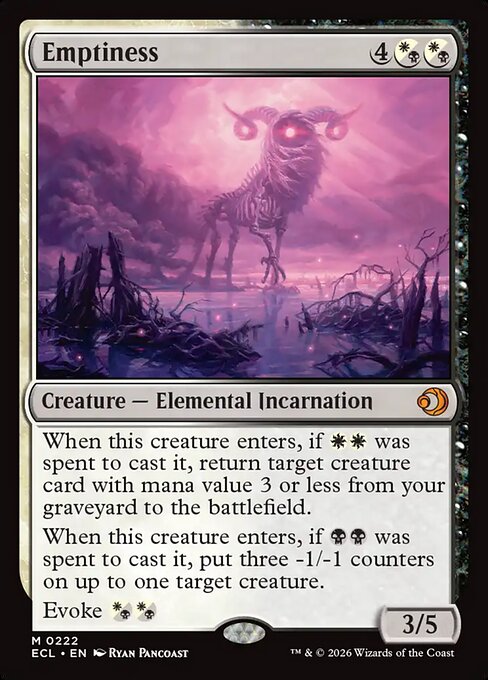 Emptiness - Promo Pack: Lorwyn Eclipsed - M - 222