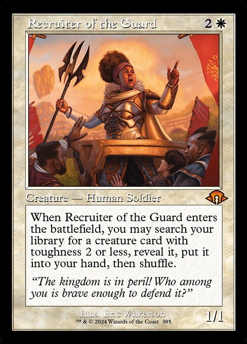 Recruiter of the Guard (Retro Frame) - Modern Horizons 3 - M - 395