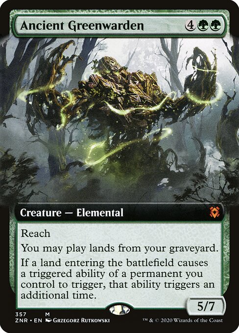 Ancient Greenwarden (Extended Art) - Zendikar Rising - M - 357