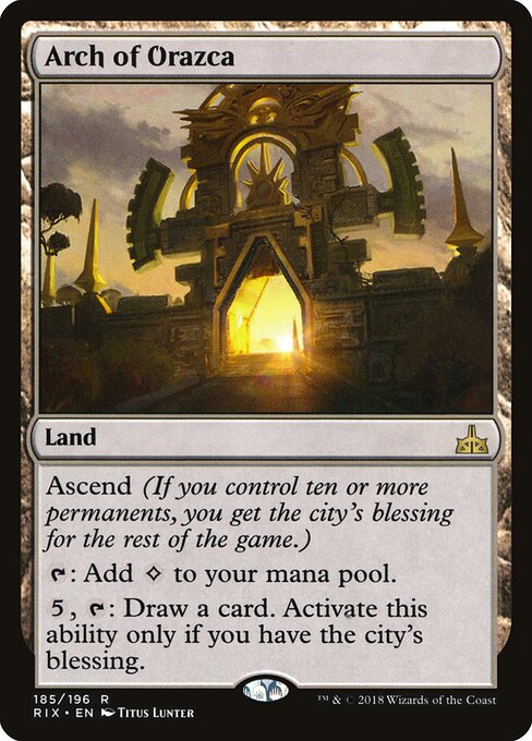 Arch of Orazca - Rivals of Ixalan - R - 185