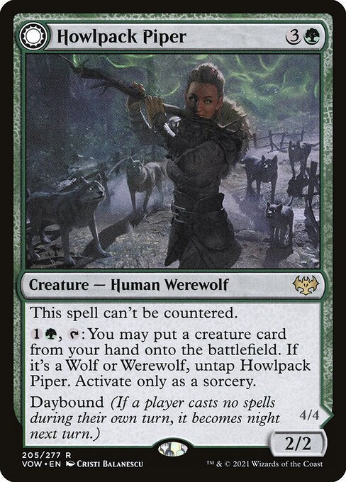 Howlpack Piper - Innistrad: Crimson Vow - R - 205
