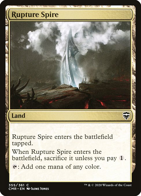 Rupture Spire (355) - Commander Legends - C - 355